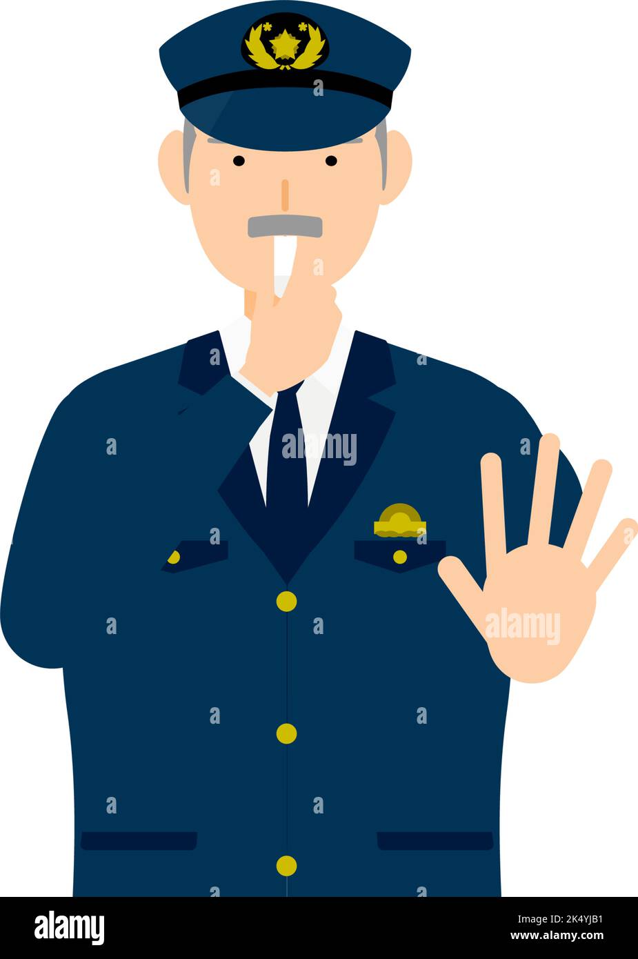 Policeman blowing whistle hi-res stock photography and images - Alamy