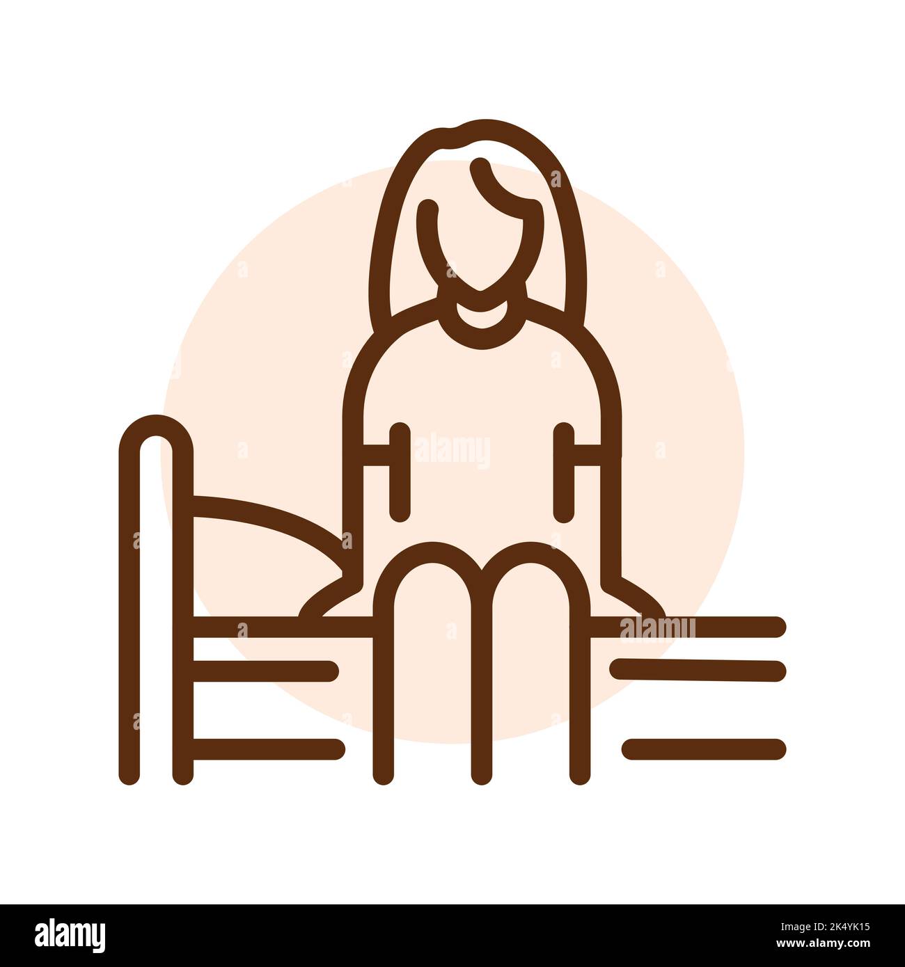 Morning routine character Cut Out Stock Images & Pictures - Alamy