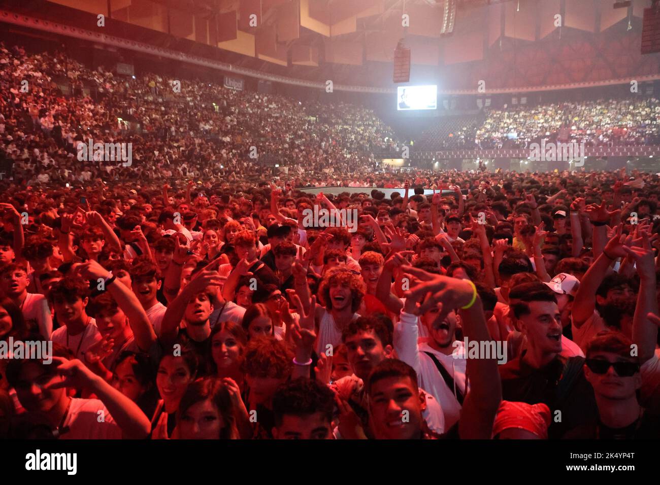 October 4, 2022, Bologna, Italy: Italian rapper Sfera Ebbasta in ...