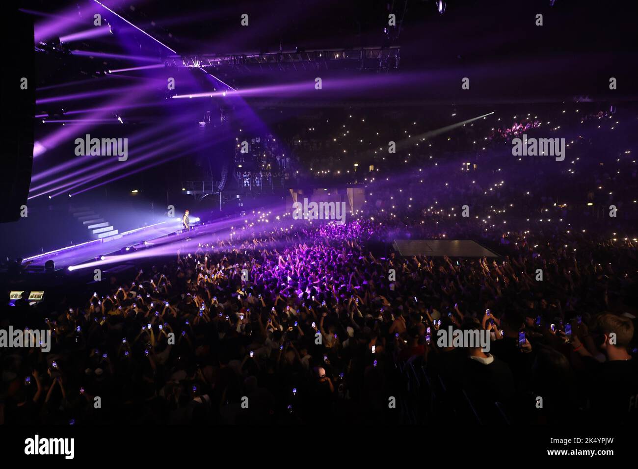 October 4, 2022, Bologna, Italy: Italian rapper Sfera Ebbasta in ...