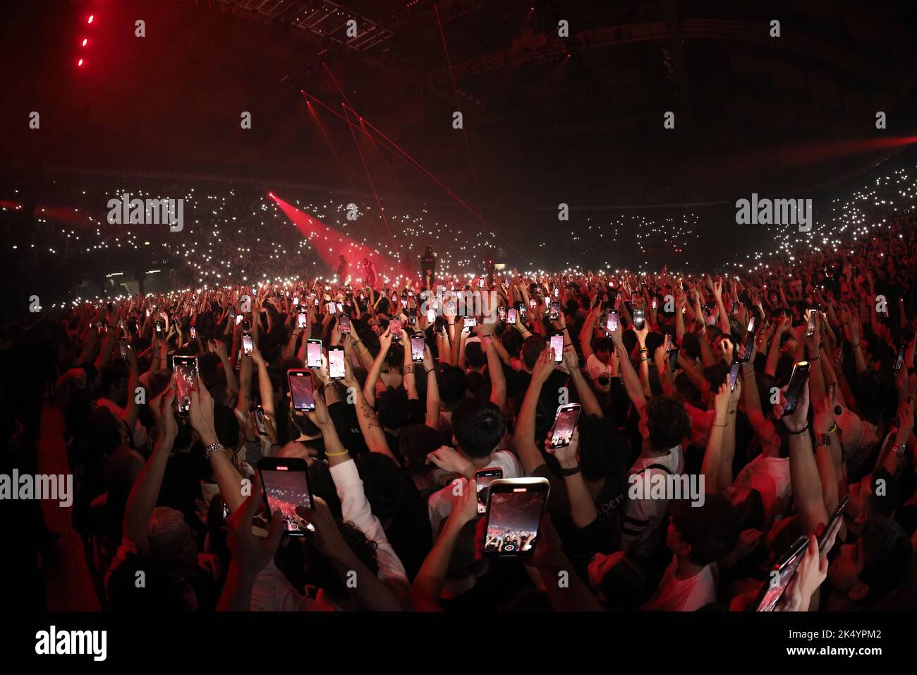 October 4, 2022, Bologna, Italy: Italian rapper Sfera Ebbasta in ...