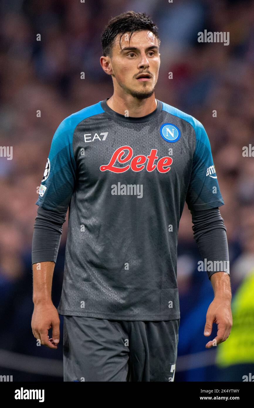 Eljif Elmas of Napoli during the UEFA Champions League Group A match