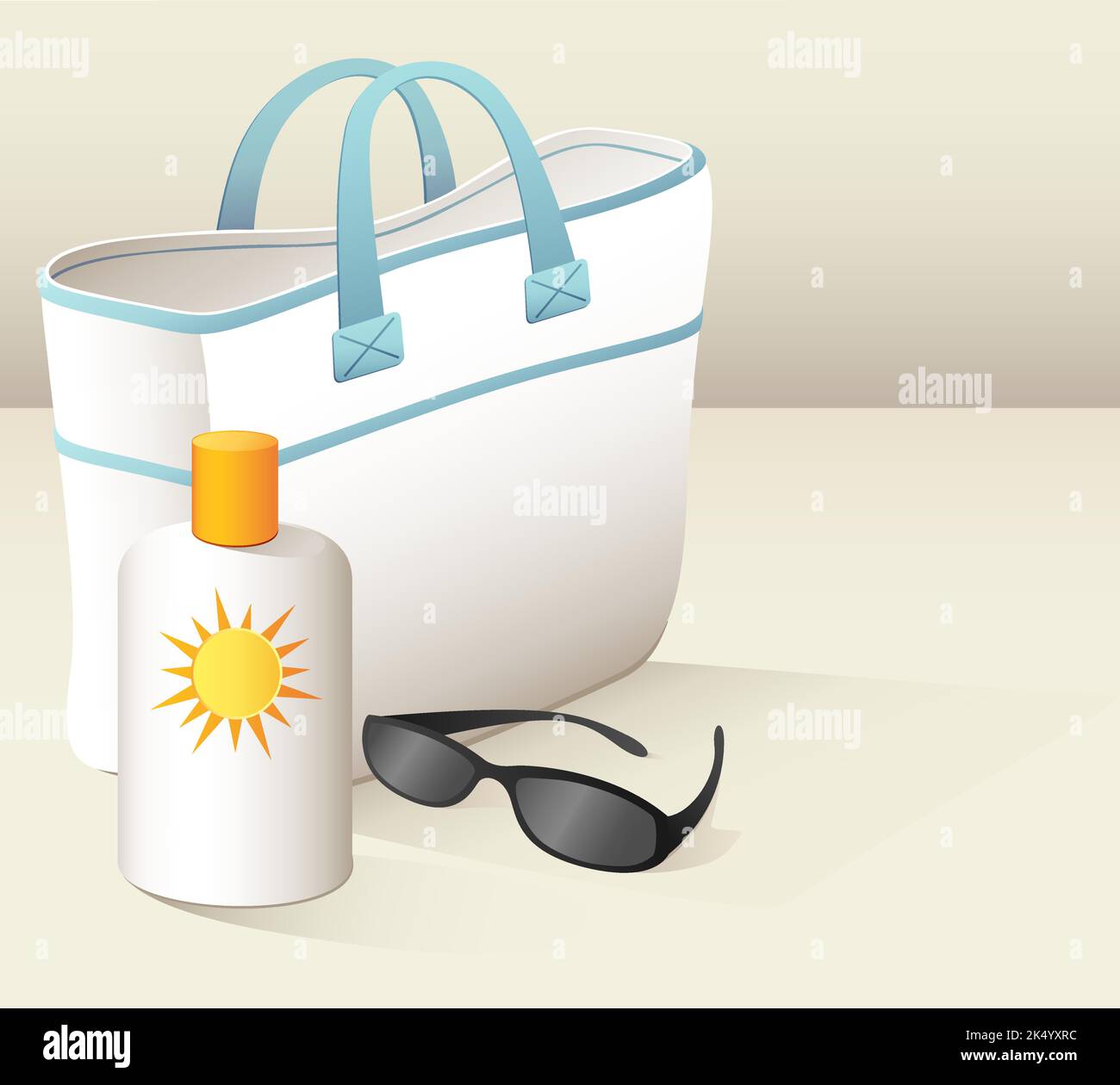 Object on beach Stock Vector Images - Alamy