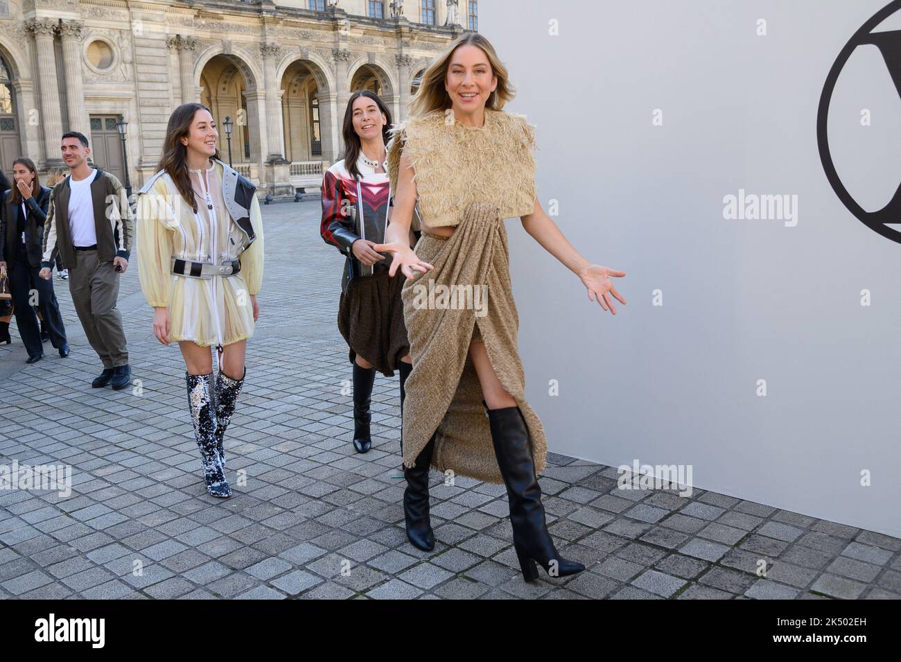 Paris, France. 04th Oct, 2022. Danielle Haim, Este Haim and Alana