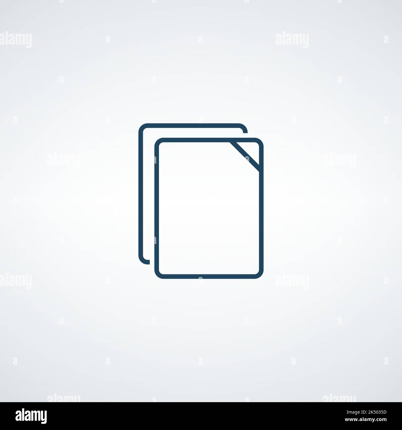 Copy content or document icon. Copy file symbol. Stock vector ...