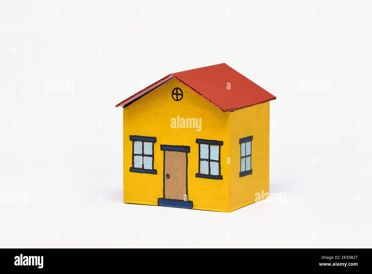Cardboard playhouse store to colour