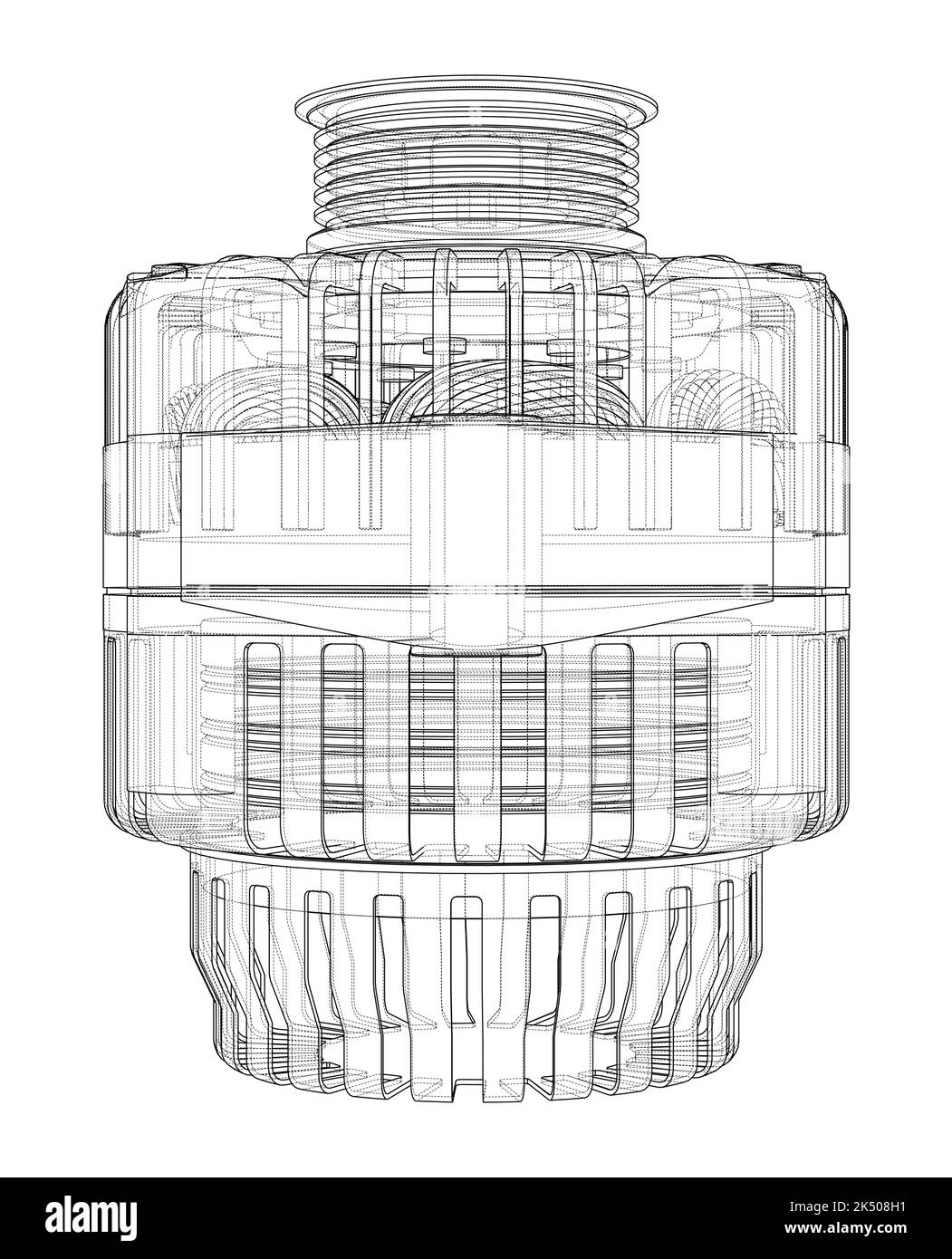 Car generator. Vector Stock Vector Image & Art Alamy