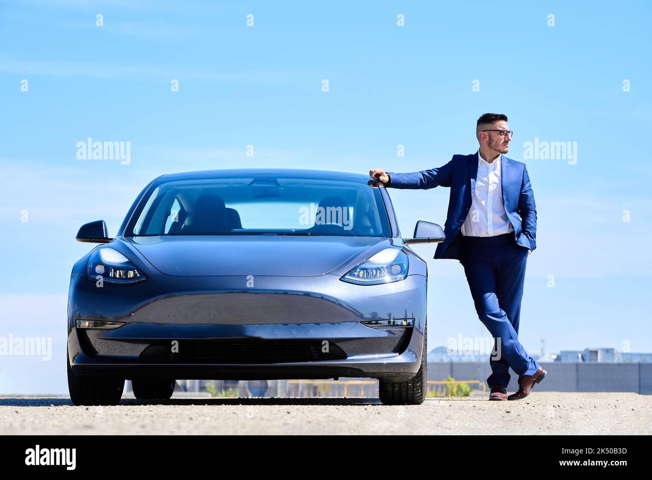 Attractive expensive car man hi-res stock photography and images - Alamy