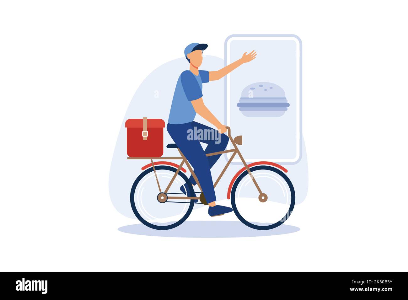 Bike courier business office Cut Out Stock Images Pictures Alamy