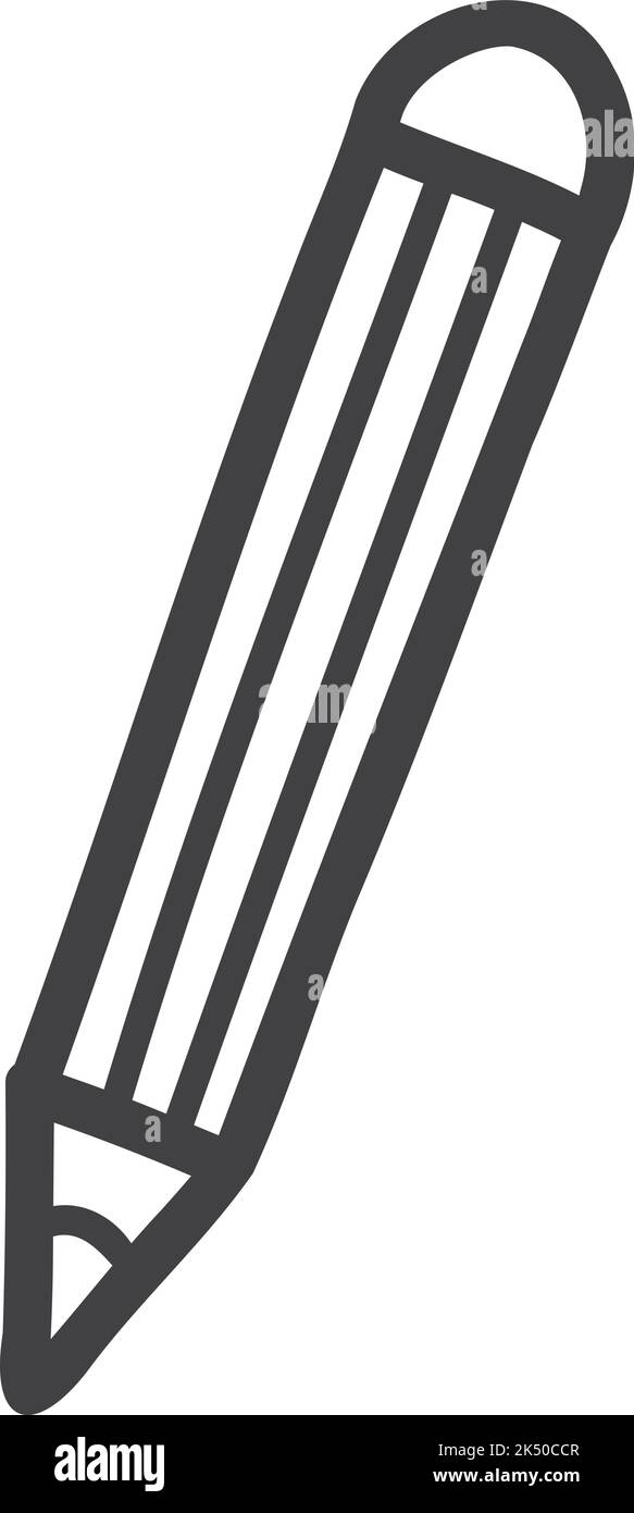 Hand Drawn pencil illustration isolated on background Stock Vector ...