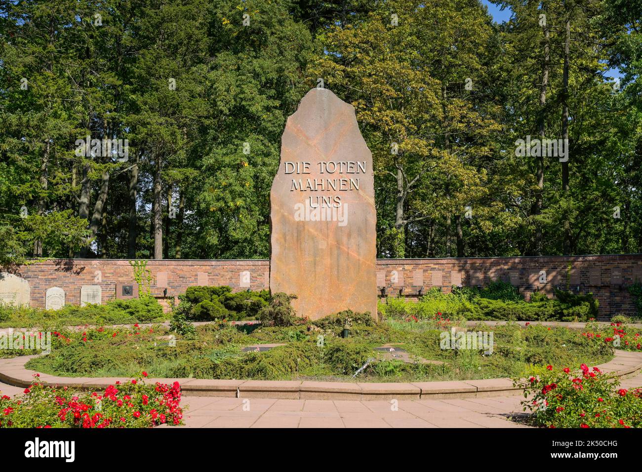 Gedenkstätte der Sozialisten, Zentralfriedhof Friedrichsfelde, Gudrunstraße, Lichtenberg, Berlin, Deutschland Stock Photo