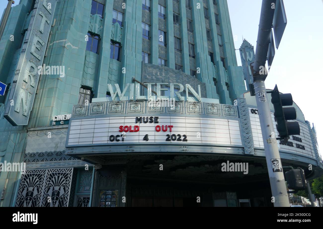 Los Angeles, California, USA 4th October 2022 Muse Concert 'Will of the People' Tour at The Wiltern on October 4, 2022 in Los Angeles, California, USA. Photo by Barry King/Alamy Stock Photo Stock Photo
