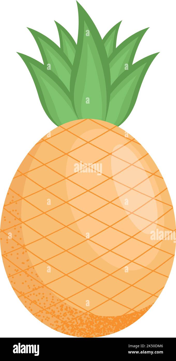 fresh pineapple fruit healthy icon Stock Vector Image & Art - Alamy