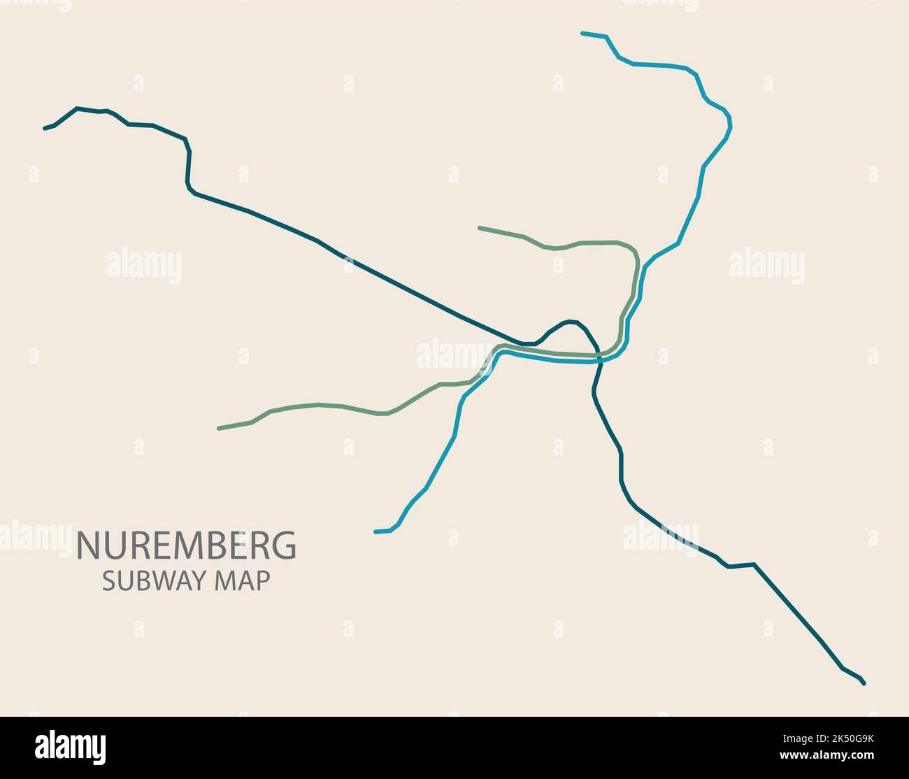 Nuremberg metro station stock vector images alamy