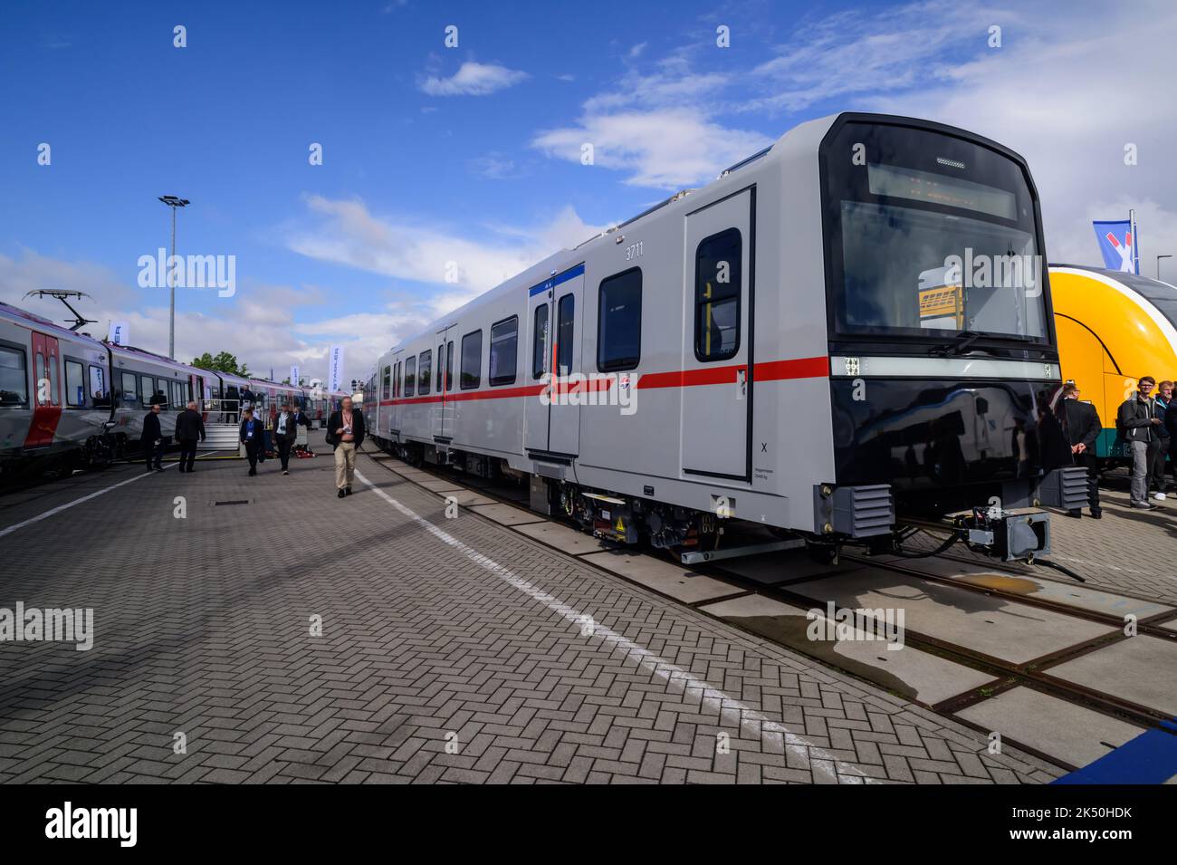 Berlin, Innotrans 2022, Siemens X-Wagen für die U-Bahn Wien // Berlin, Innotrans 2022, Vienna Underground Train Type X Stock Photo