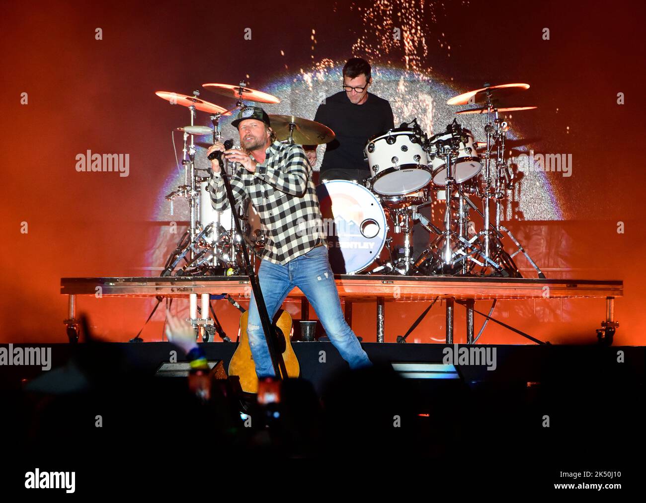 Redondo Beach, California September 17, 2022 - Dierks Bentley performing on stage at BeachLife Ranch, Credit - Ken Howard/Alamy Stock Photo