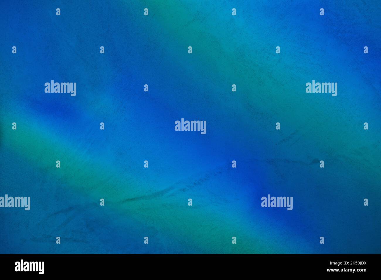 Shadow and light water caustic effect on blue concrete wall Stock Photo