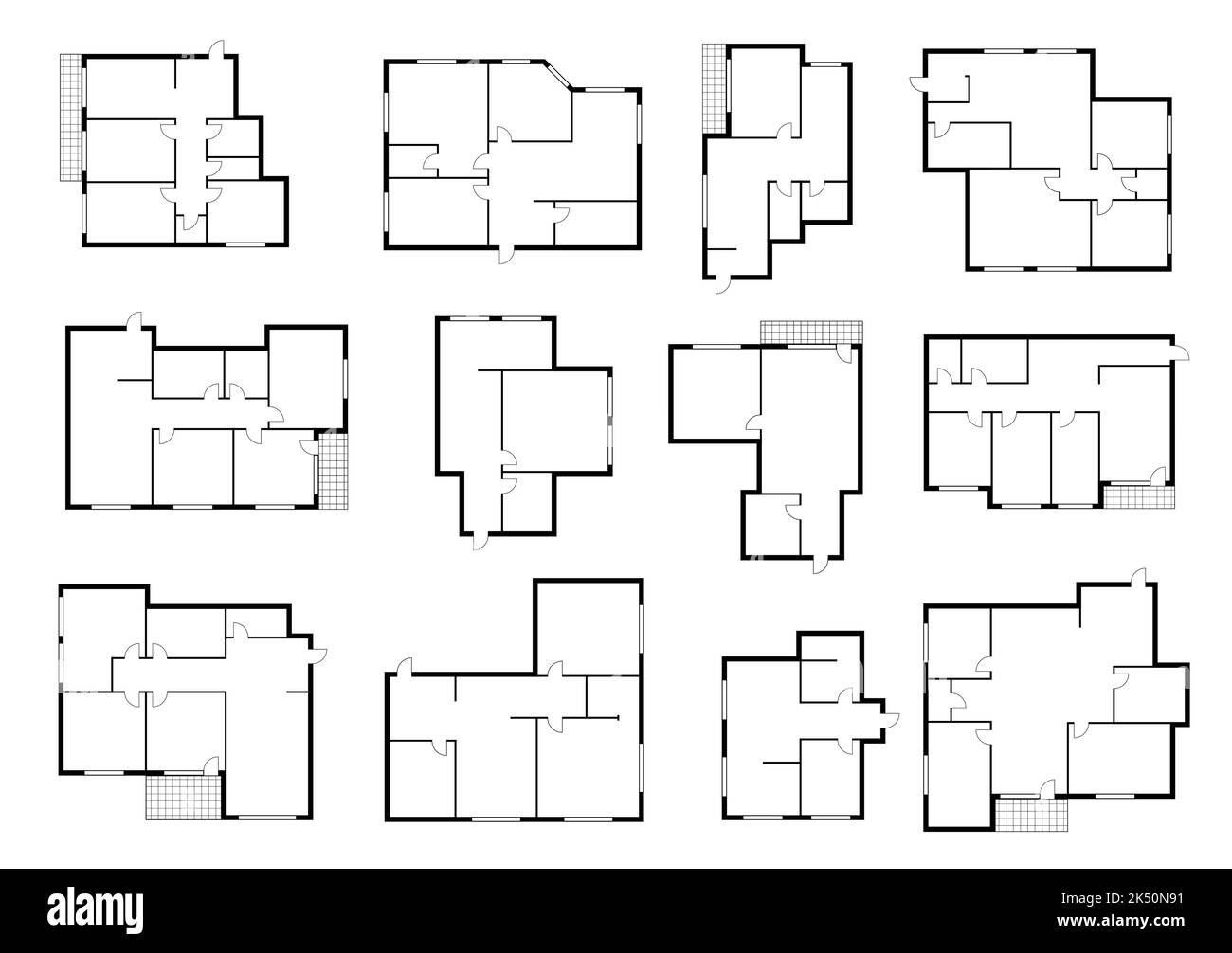 House architecture plans Stock Vector Images - Alamy