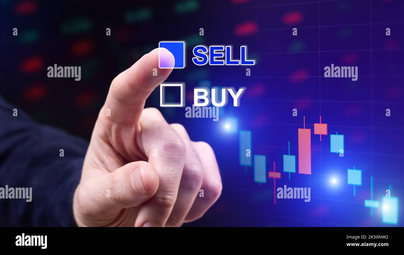 Stock. Sold Order sell chart loss hi-res stock photography and images - Alamy