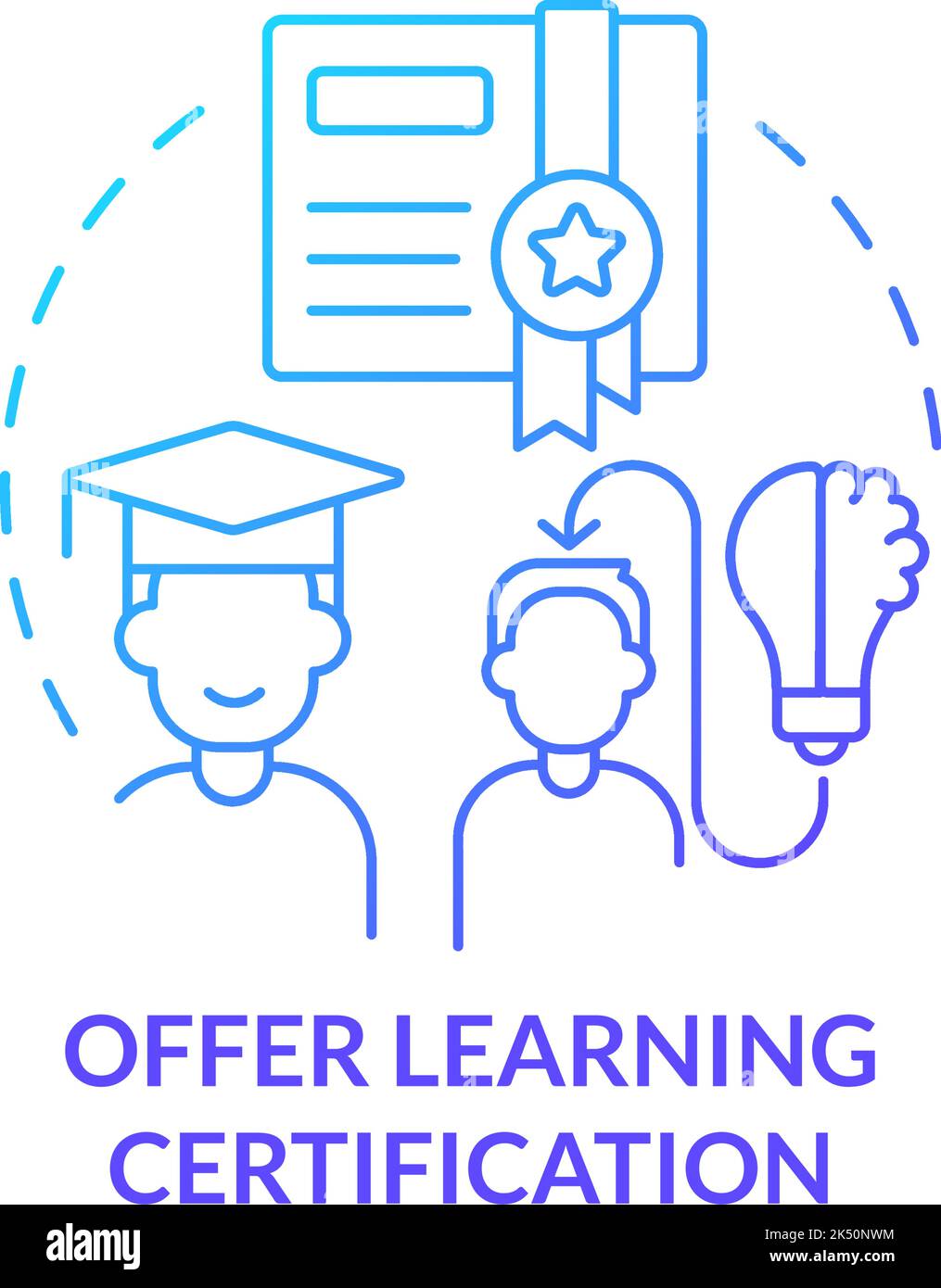 Corporate learning blue gradient hi-res stock photography and images ...