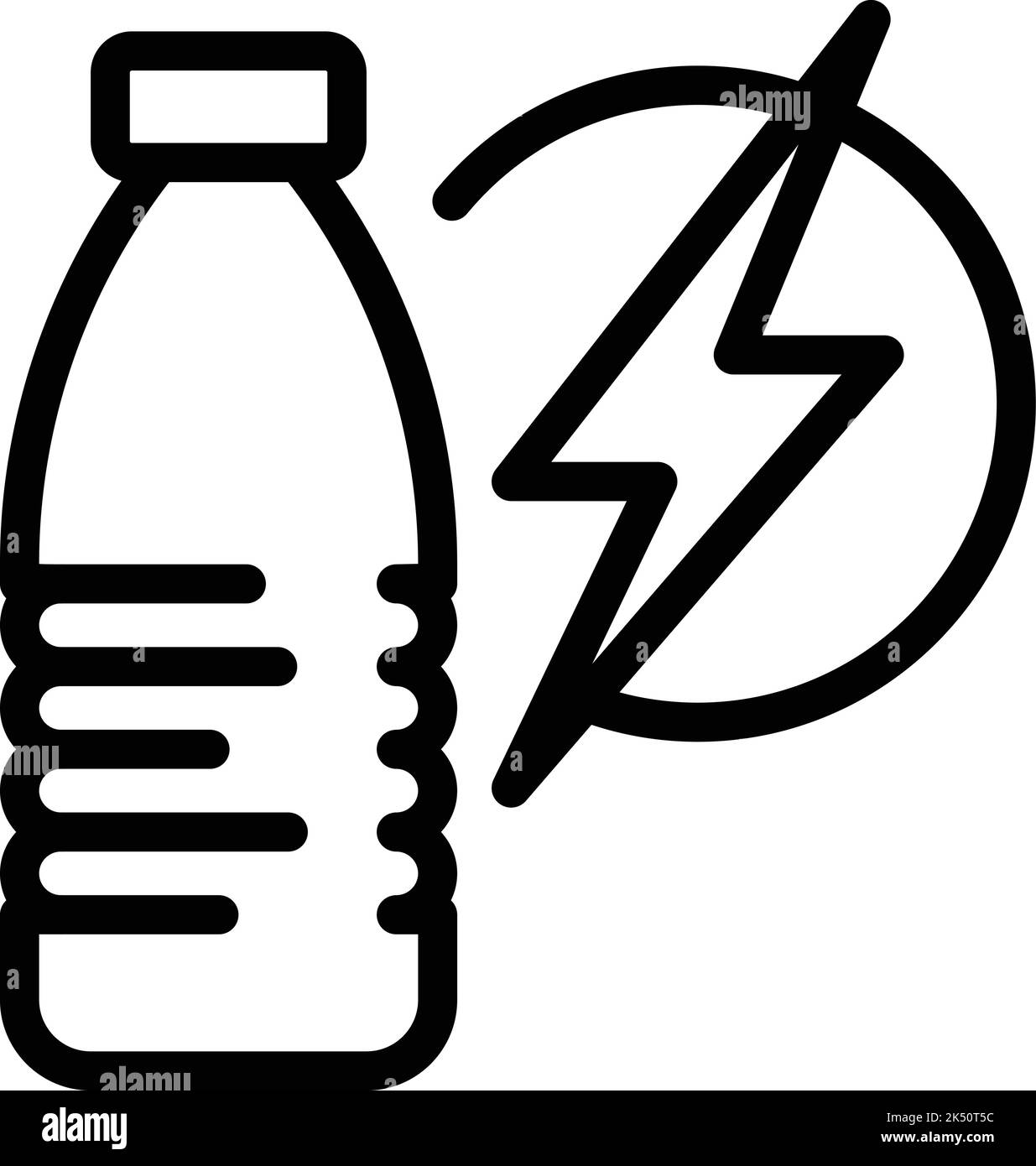 Energy drink icon outline vector. Metabolic diet. Nutrition chemical