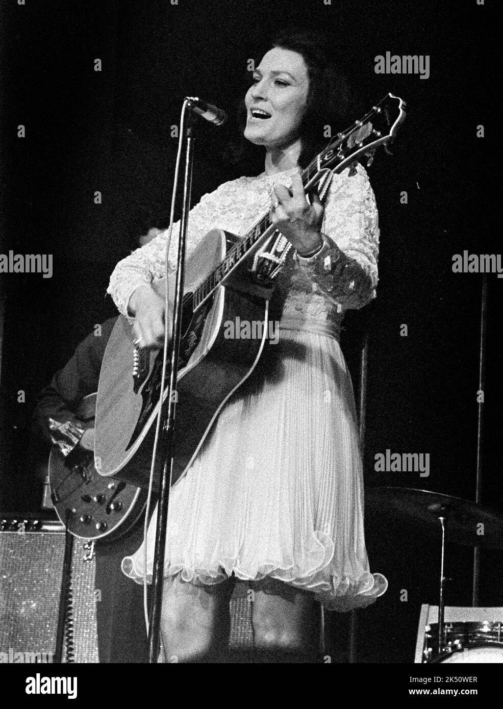 GOTHENBURG 19700525American country artist Loretta Lynn performs at