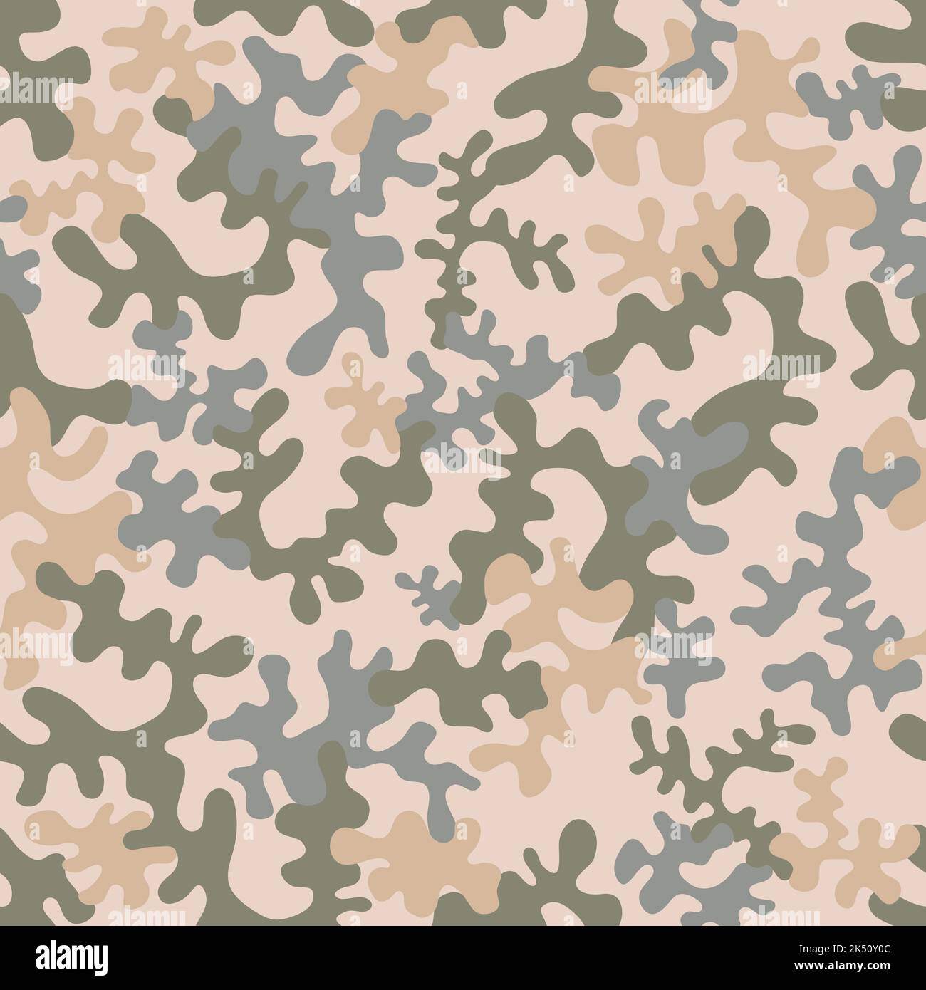 Seamless camouflage pattern - vector illustration Stock Vector Image ...