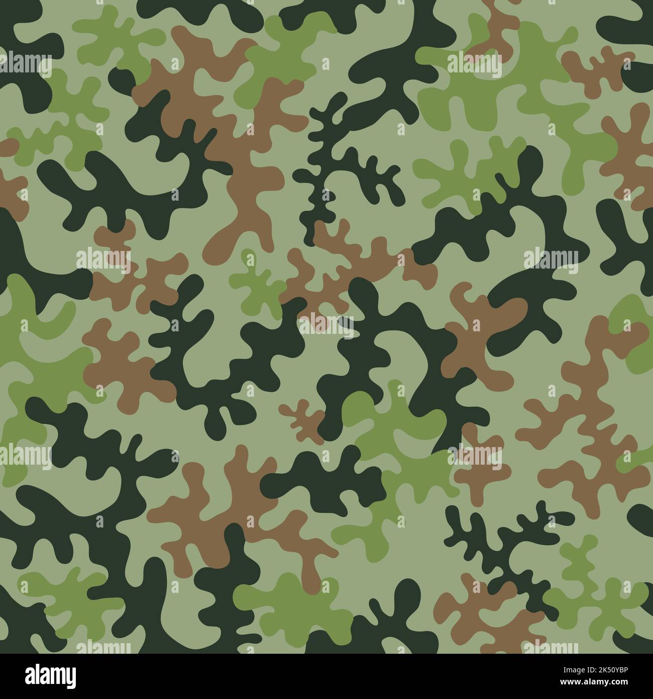 Seamless camouflage pattern - vector illustration Stock Vector Image ...