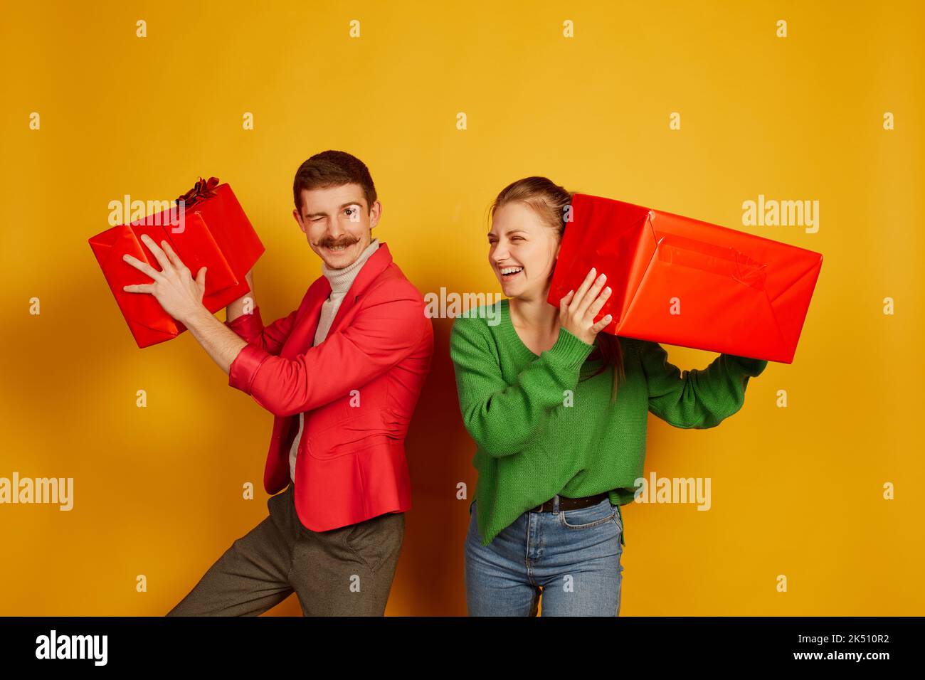 Man woman party shaking hi-res stock photography and images - Alamy
