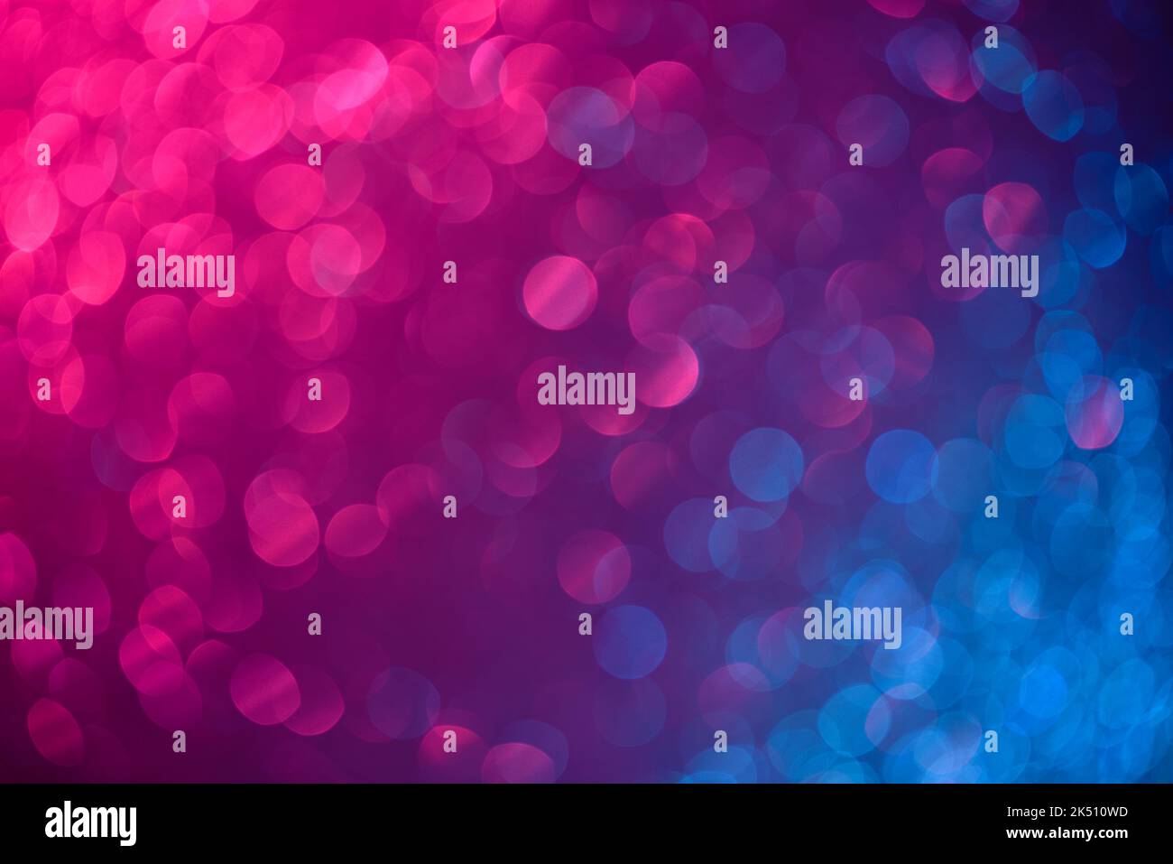 Pink and blue soft abstract bokeh defocused lights background Stock Photo