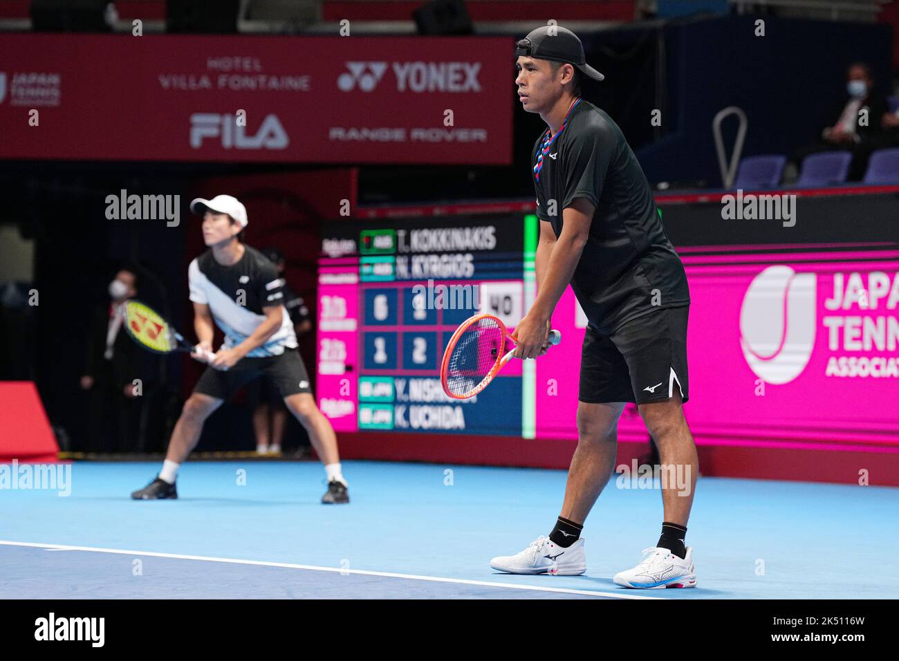 Rakuten Mobile Arena, Tokyo, Japan. 5th Oct, 2022. Yoshihito Nishioka ...