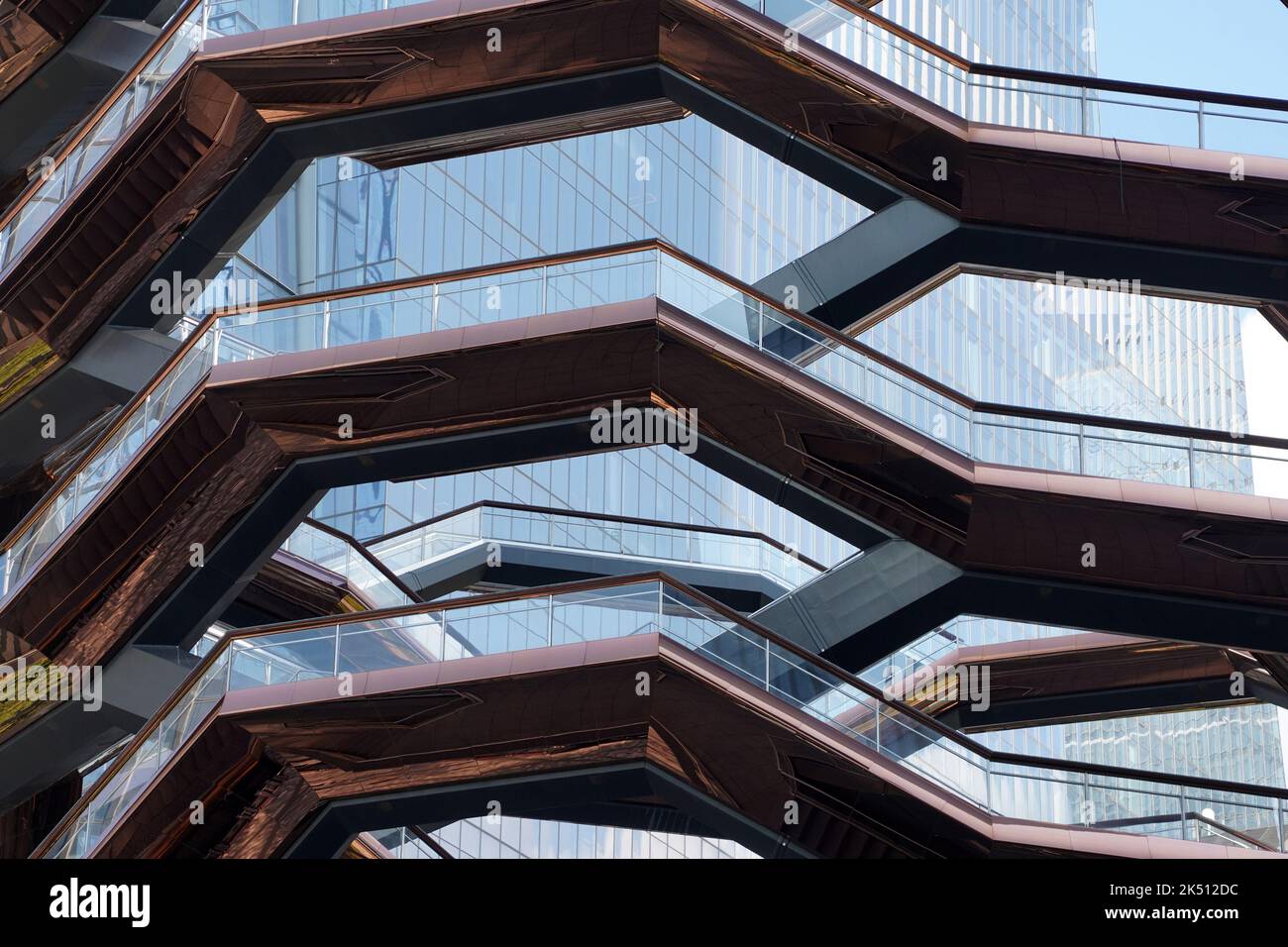 new york city hudson yards district new skyscrapers Stock Photo - Alamy