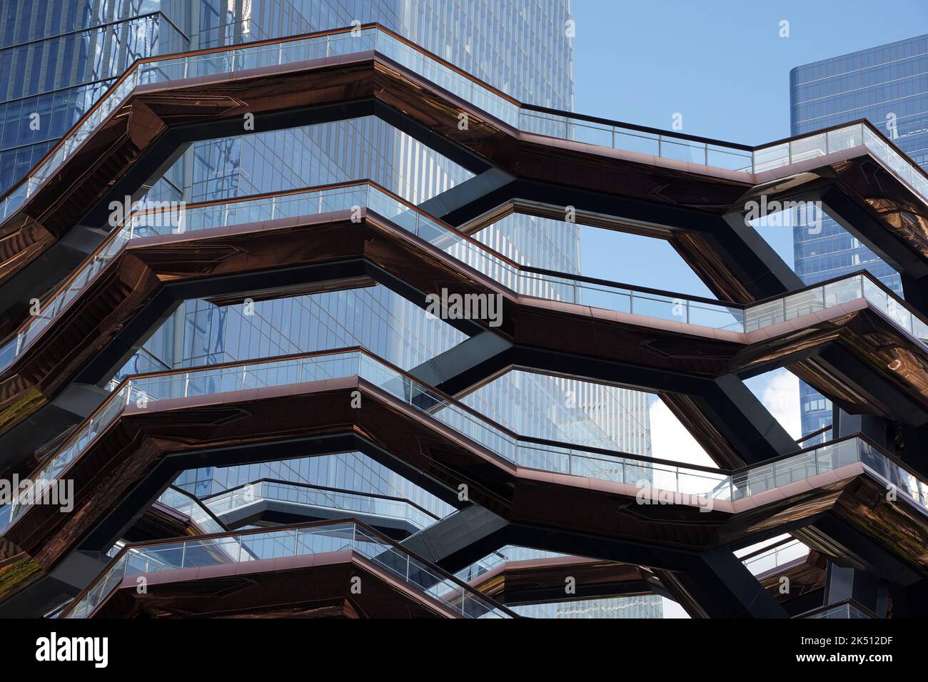 new york city hudson yards district new skyscrapers Stock Photo - Alamy