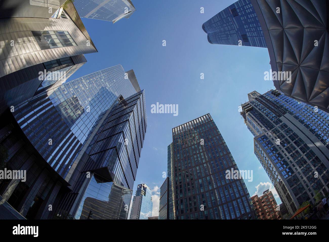 new york city hudson yards district new skyscrapers Stock Photo - Alamy