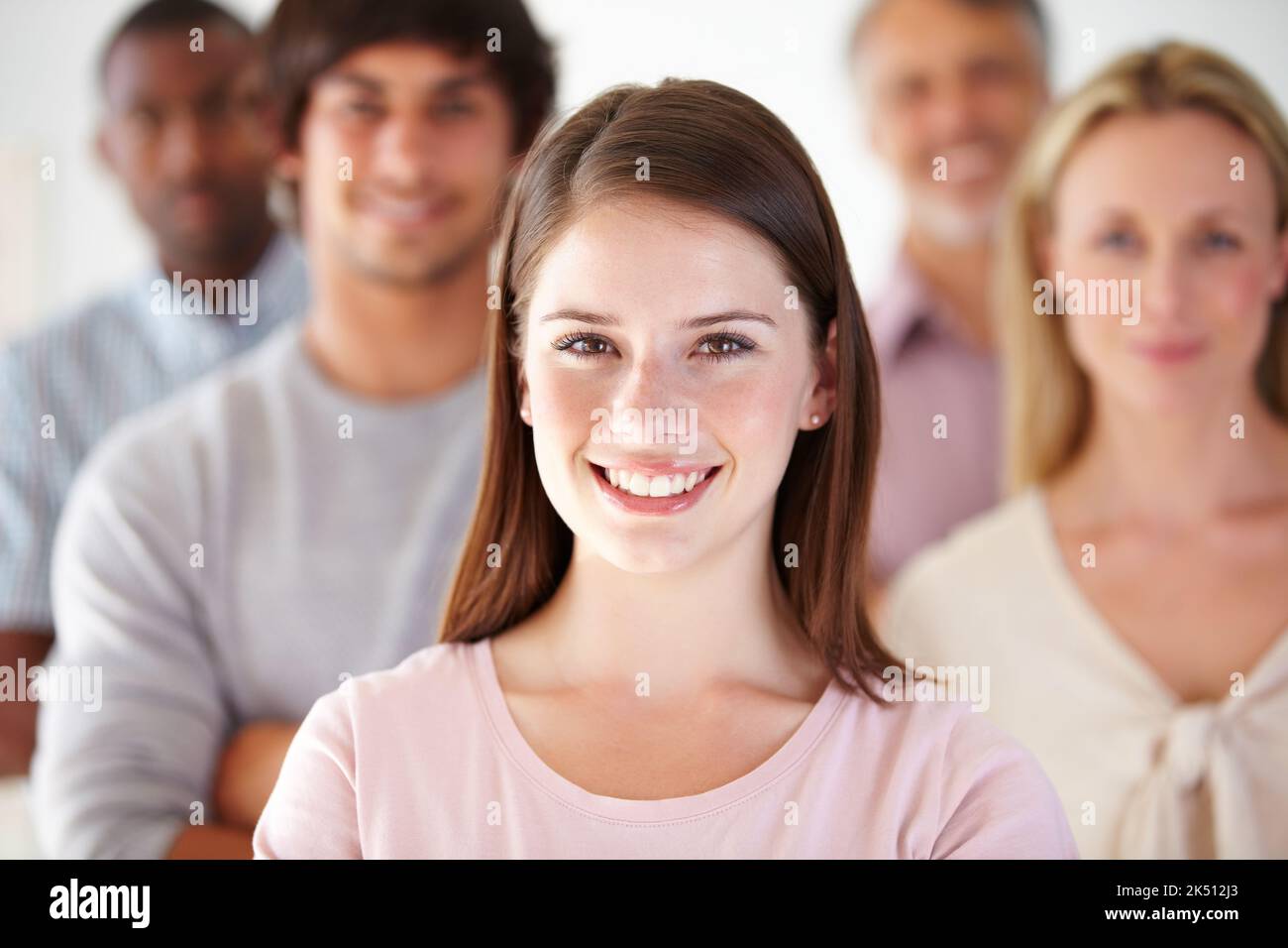 Diverse young adult colleagues hi-res stock photography and images - Alamy