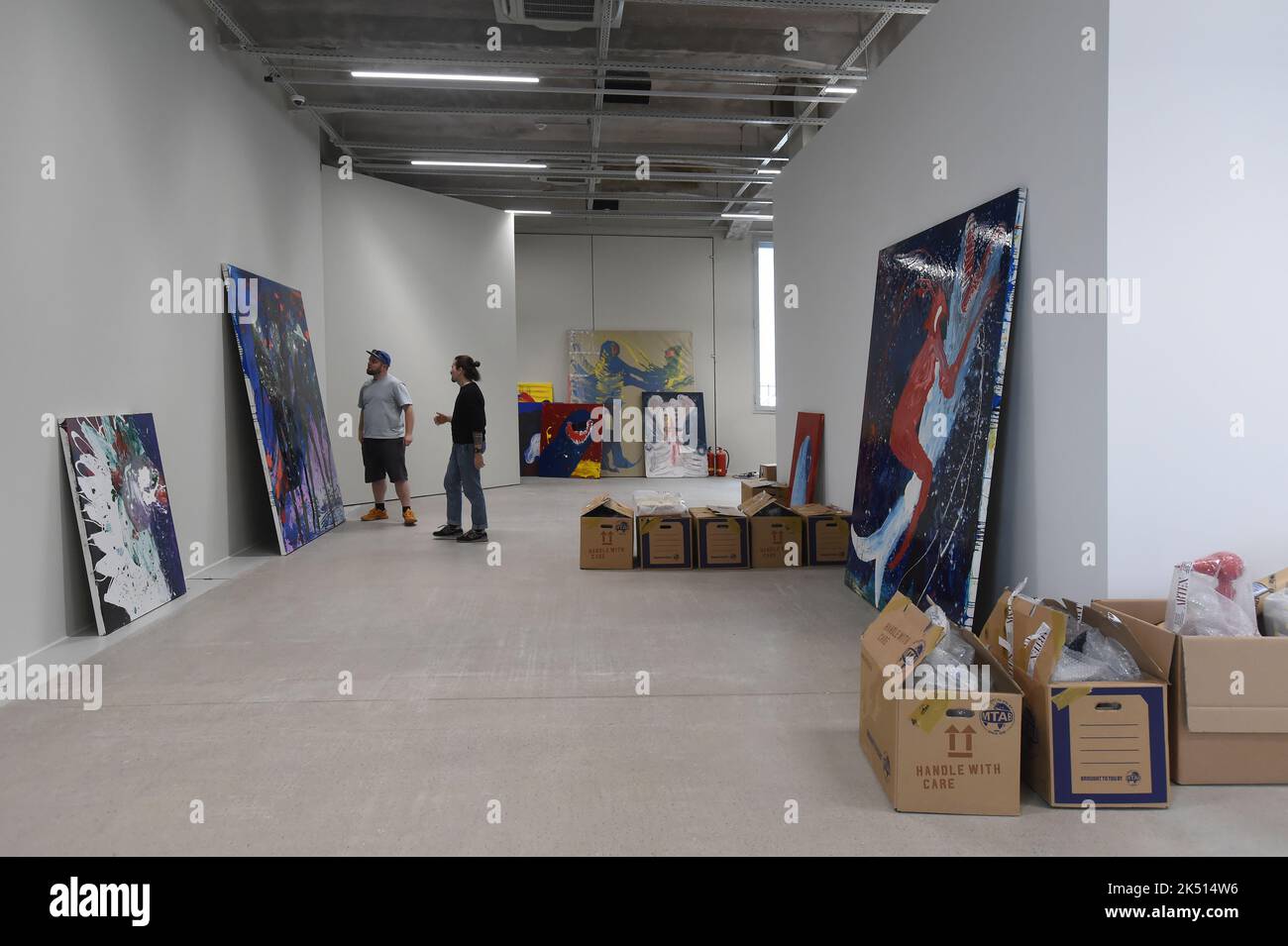olomouc-czech-republic-05th-oct-2022-installation-of-the-lazy-8