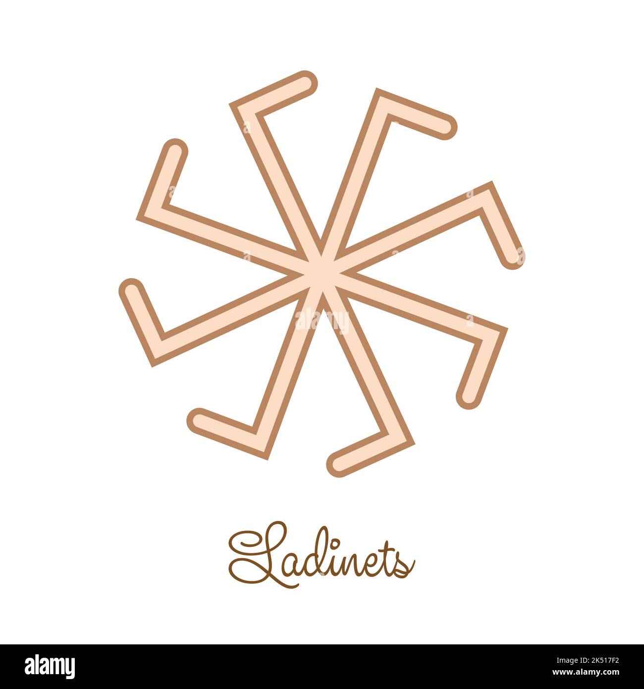 Ladinets, female Kolovrat, a Slavic symbol decorated with Scandinavian ...