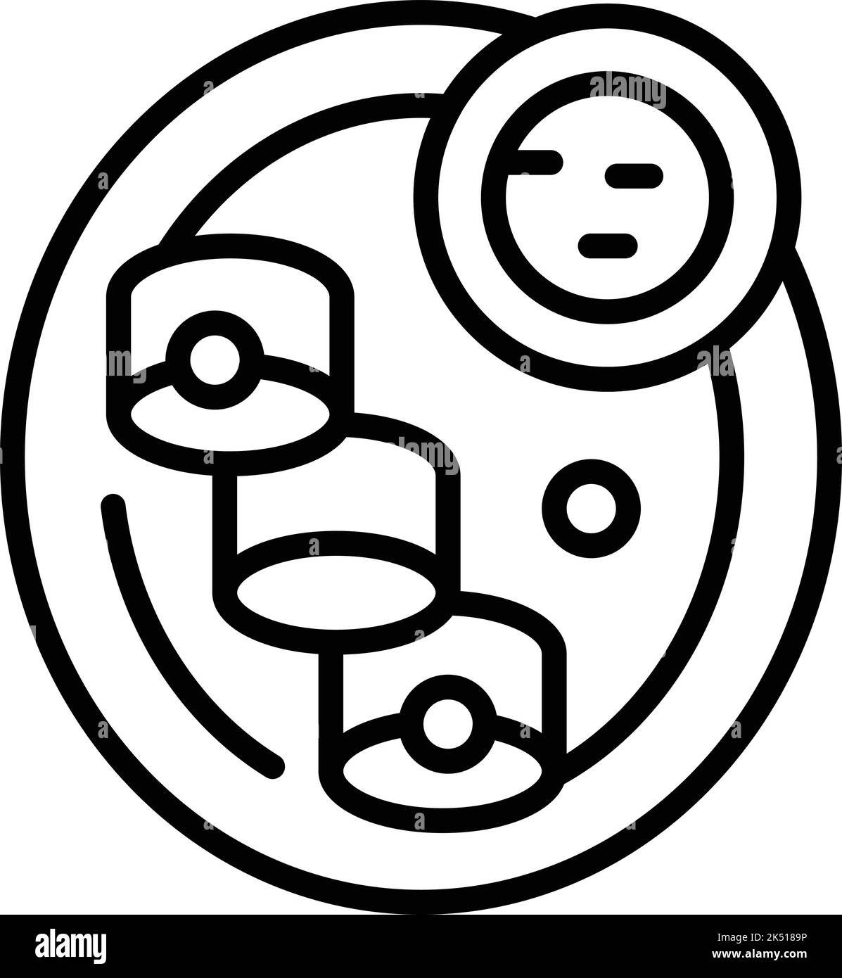 Jerk braised icon outline vector. Food caribbean. Dish peri Stock ...