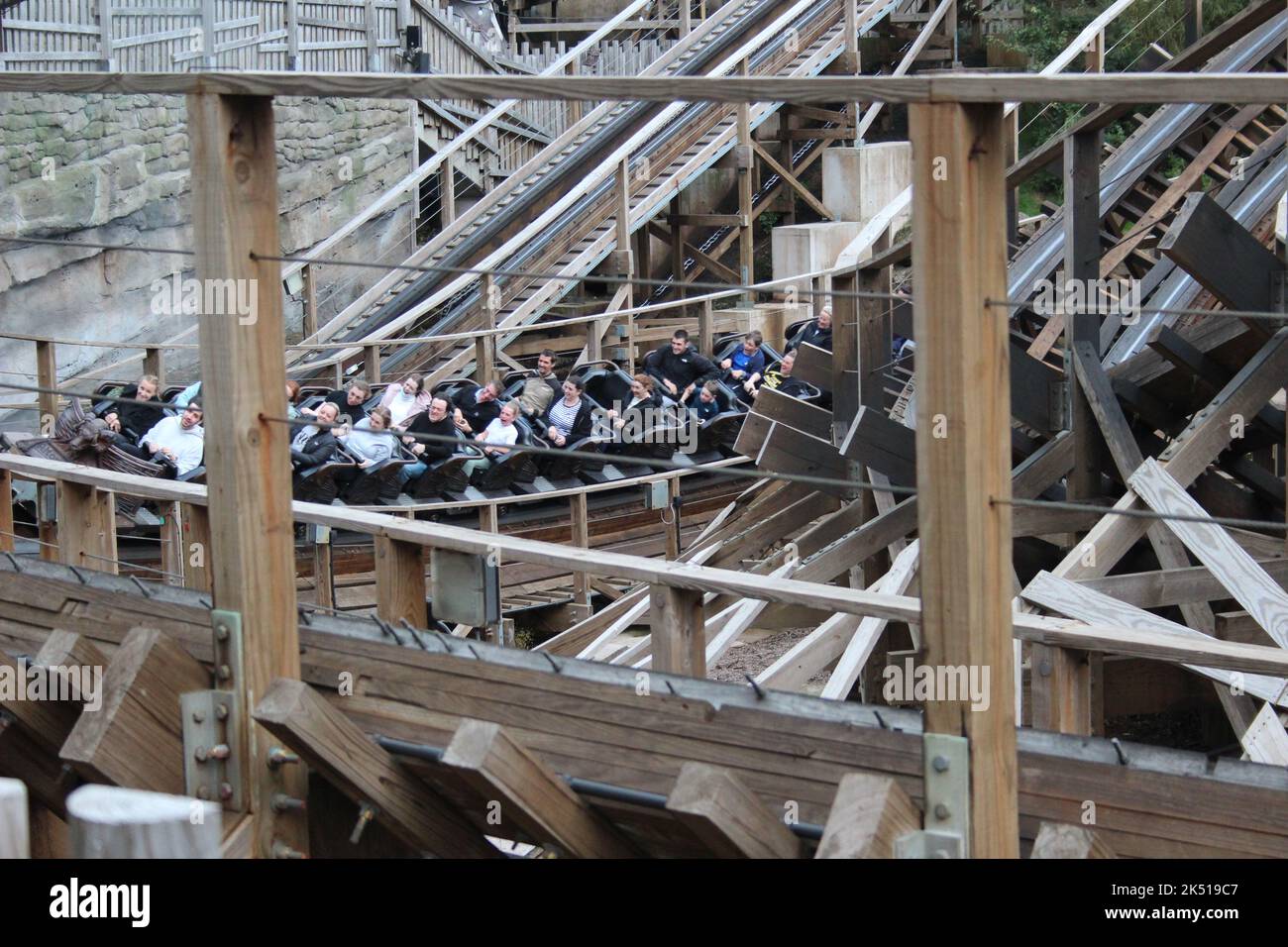 Alton Towers Theme Park Stock Photo Alamy