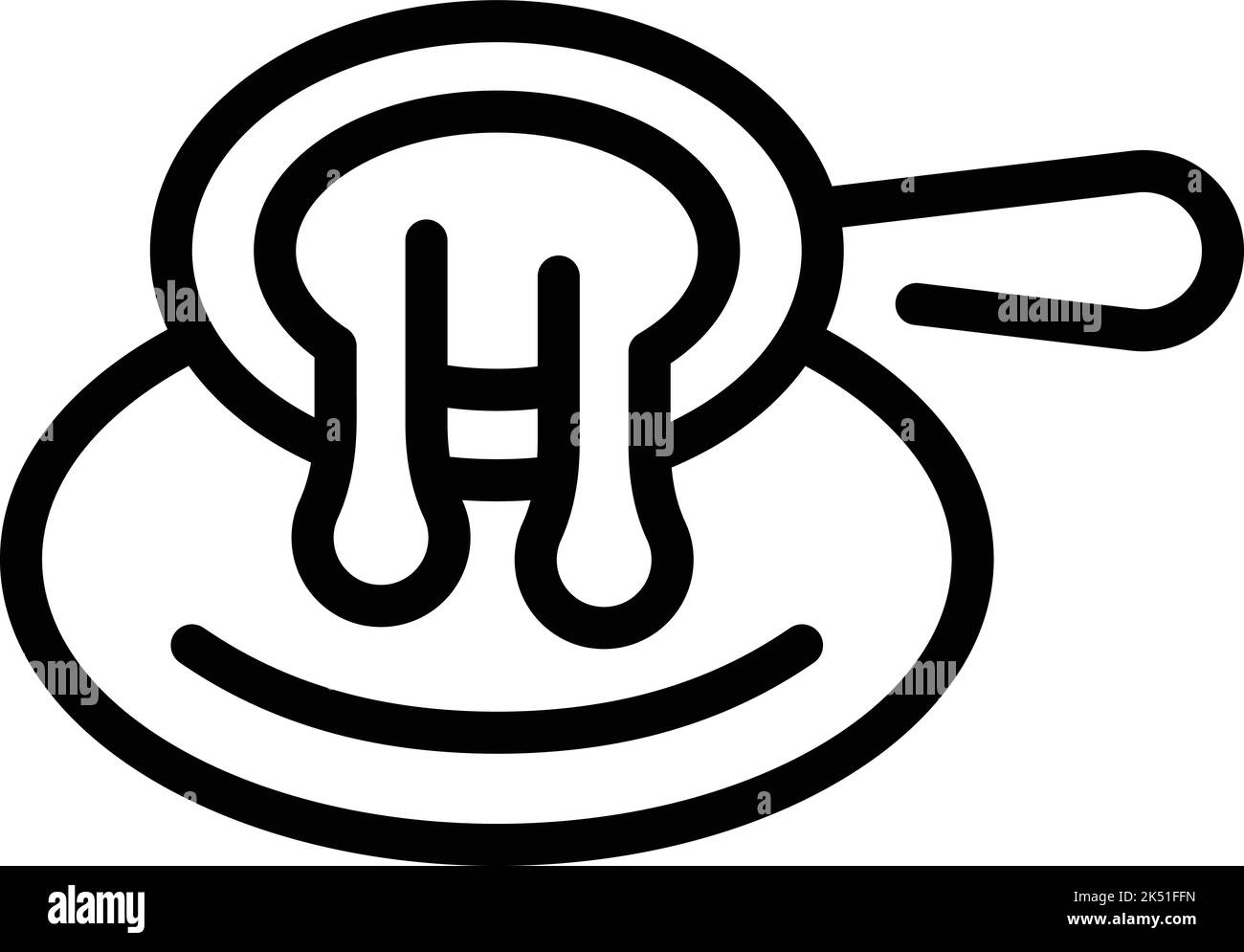 Copper coffee pot icon outline vector. Turkish cezve. Cafe cup Stock