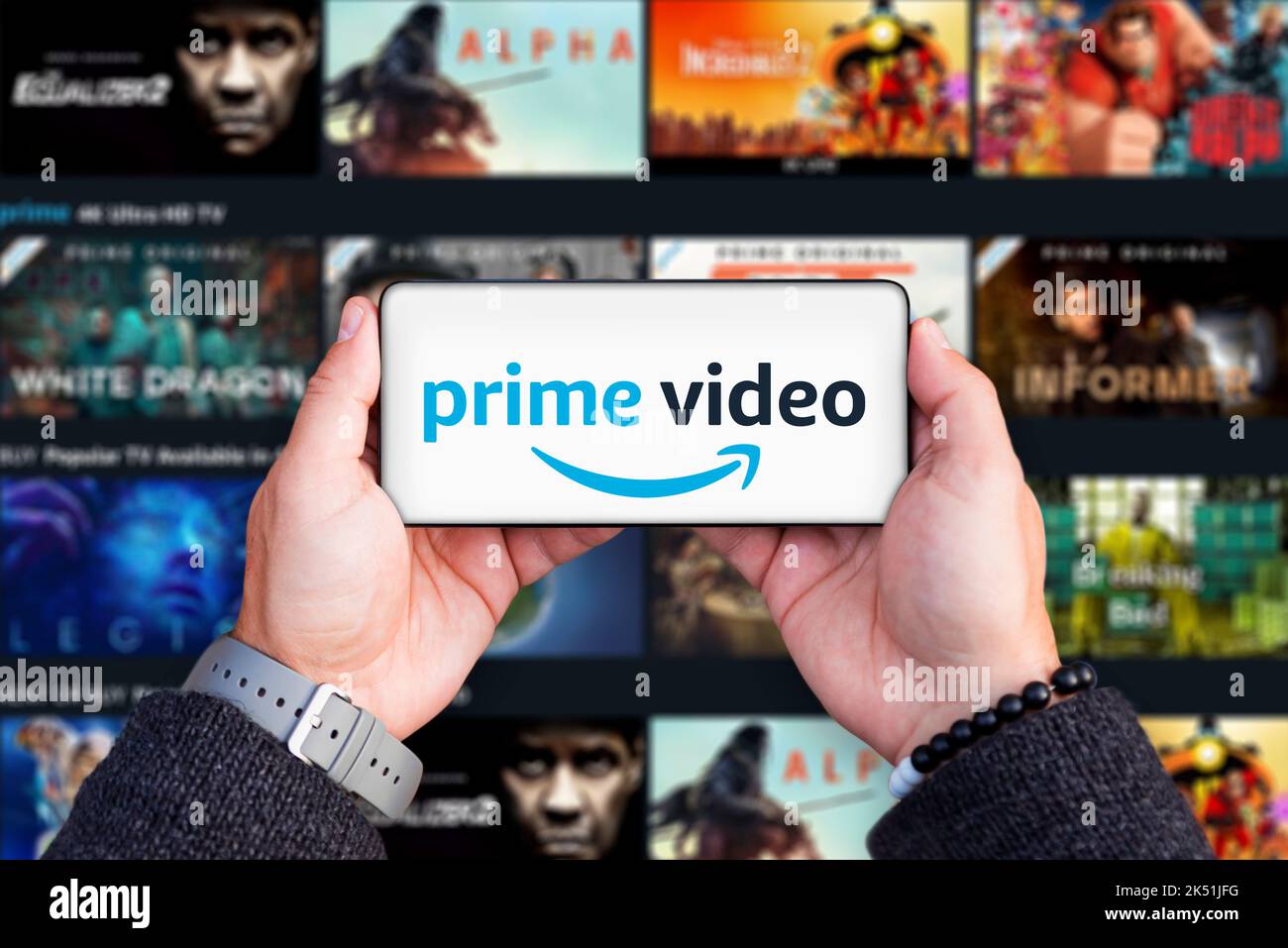 Amazon prime video logo hi-res stock photography and images - Page 3 - Alamy