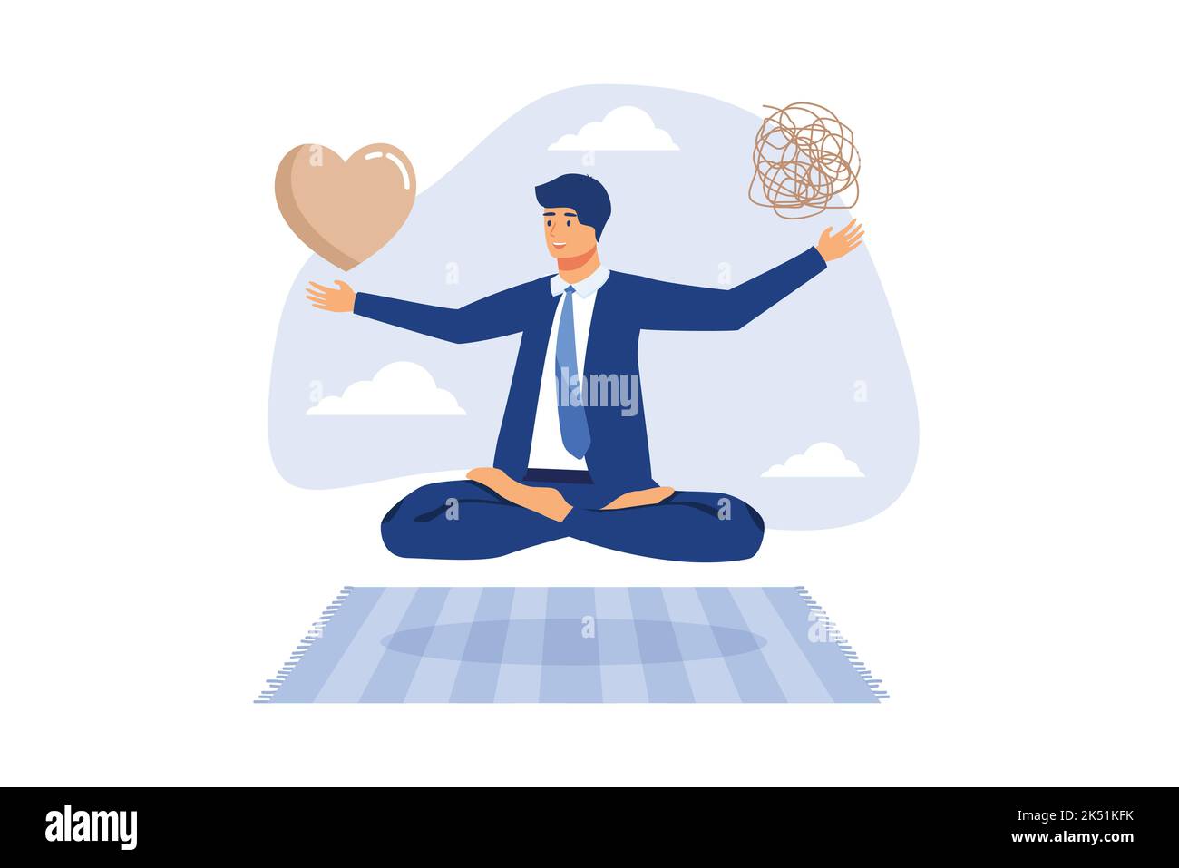 Stress management balance between work concentration and mental health ...