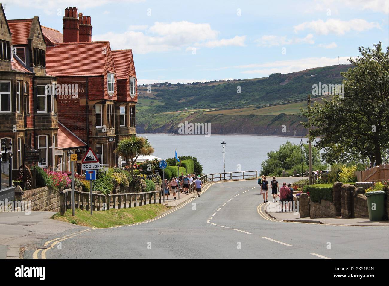 Robin Hoods Bay Stock Photo Alamy