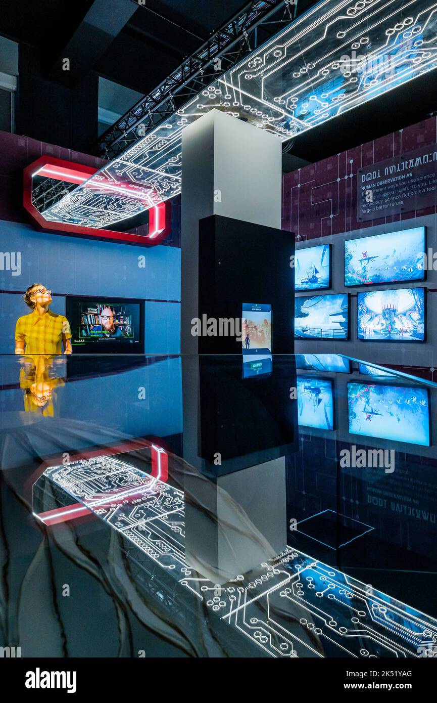 London, UK. 5th Oct, 2022. Science Fiction Voyage to the Edge of