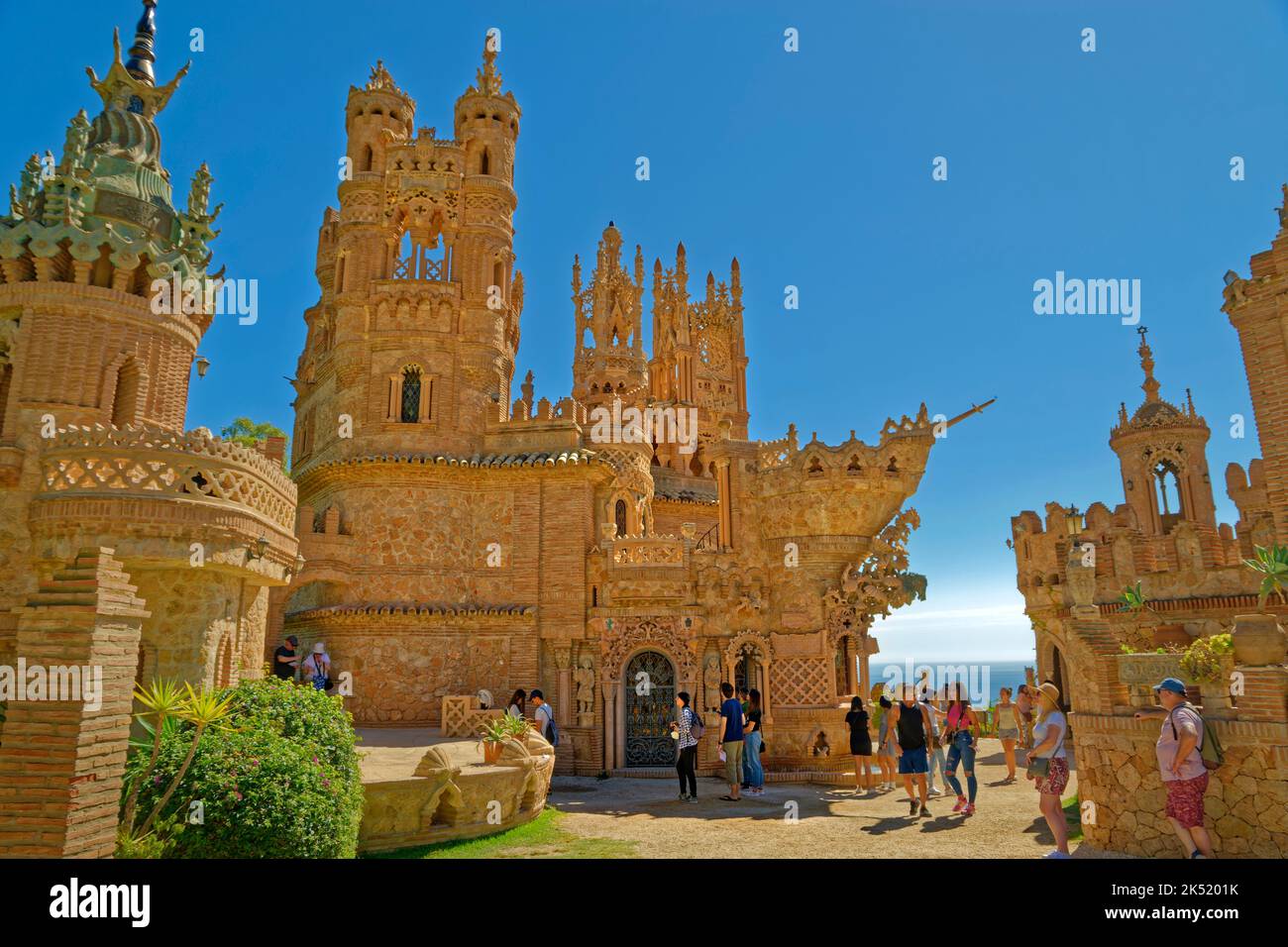 Castillo de Colomares at Benalmadena on the Costa del Sol, a monument