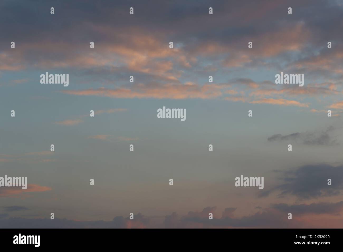 Twilight sky with clouds in the sunset for design your work nature ...