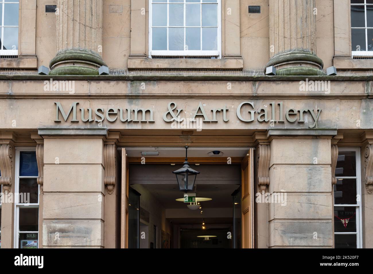 Shrewsbury, UK- The Museum & Art Gallery in Shrewsbury England Stock Photo