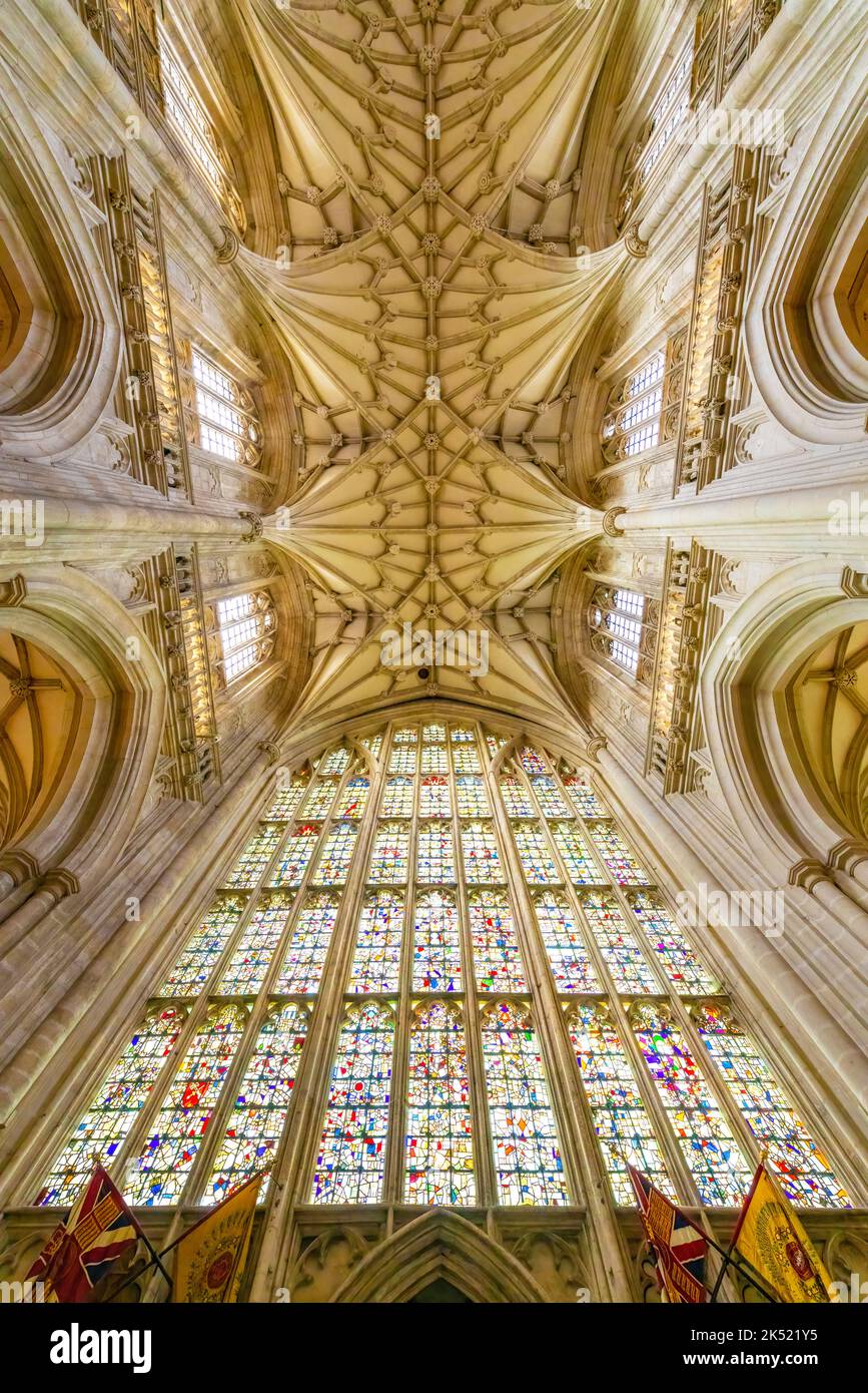 Stained glass windows winchester cathedral hi-res stock photography and ...