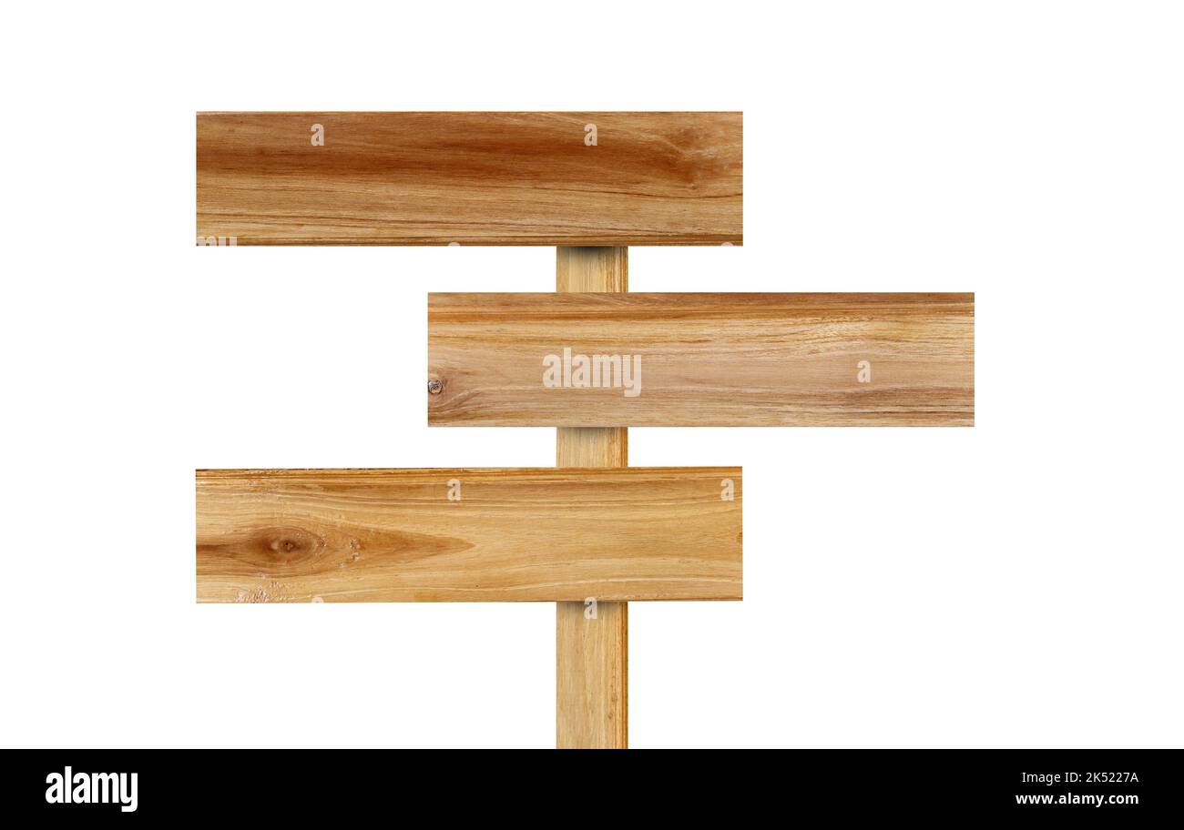 Sign wood isolated on white background and have clipping paths for ...