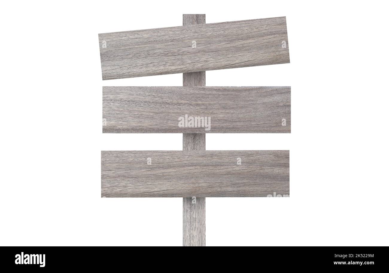 Sign wood isolated on white background and have clipping paths for ...